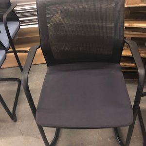 Global Guest Chair - Mesh Back - Dark Grey - QTY 3