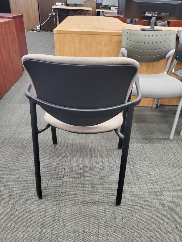 Haworth Guest Chair - Beige - 18"H (to the seat) x 18"W x 18"D - $50.00 ea. - QTY 14 - Image 3