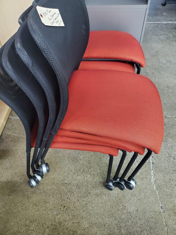 All Seating Stackable Guest/Meeting Room Chairs - $50.00 each - QTY 8 - Image 3