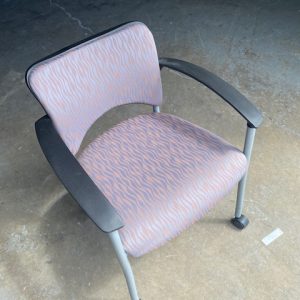Mobile Guest/Meeting Room Chair - QTY 10 Grey Wave, 4 Grey