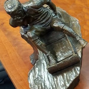 John Barney Weaver - CODA Winter Olympic Series (1984) Bronze Sculptures - Tobogganing