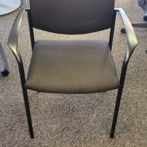 Allsteel Molti Side Chair - Black Fabric Seat & Back - $95.00 ea. (msrp $1187) - QTY 5