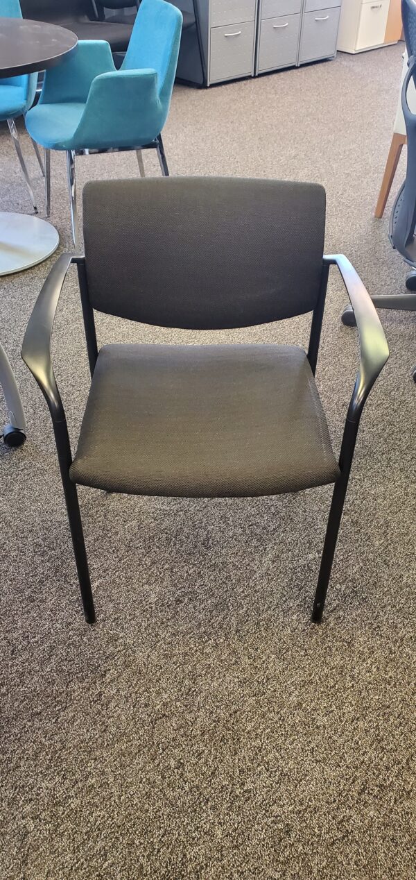 Allsteel Molti Side Chair - Black Fabric Seat & Back - $95.00 ea. (msrp $1187) - QTY 5