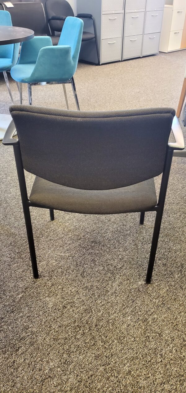 Allsteel Molti Side Chair - Black Fabric Seat & Back - $95.00 ea. (msrp $1187) - QTY 5 - Image 3