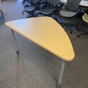Mobile Maple Veneer Pebble-Shaped Table - $75.00 ea. - QTY 10