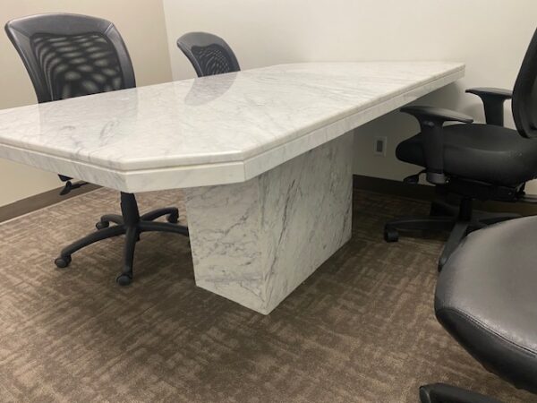 72"x 40" Marble Meeting Room Table - $995.00 - CLEARANCE $250.00