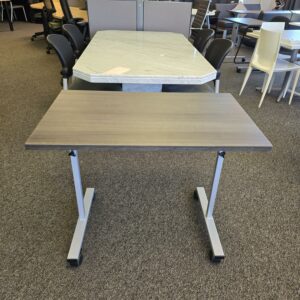 36"W x 22"D Table - Manual Height Adj. - Grey - $40.00 ea. - QTY 2