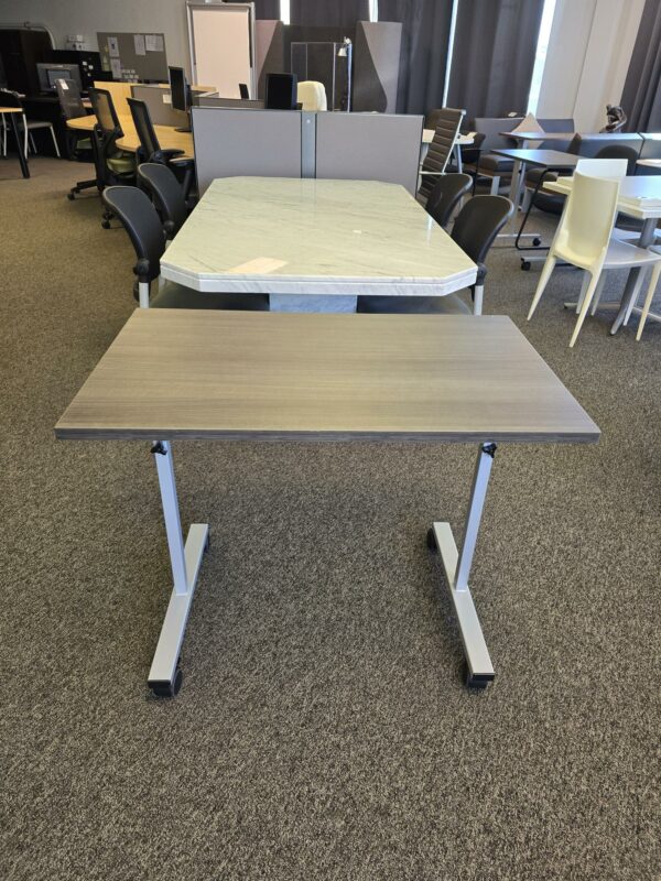 36"W x 22"D Table - Manual Height Adj. - Grey - $40.00 ea. - QTY 2
