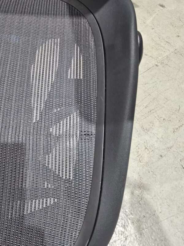 Herman Miller Aeron Remastered Ergonomic Task Chair - Size B - Graphite - $900.00 ea. (1 Available w/damage to seat) - Image 6