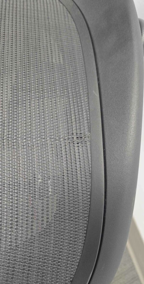 Herman Miller Aeron Remastered Ergonomic Task Chair - Size B - Graphite - $900.00 ea. (1 Available w/damage to seat) - Image 5